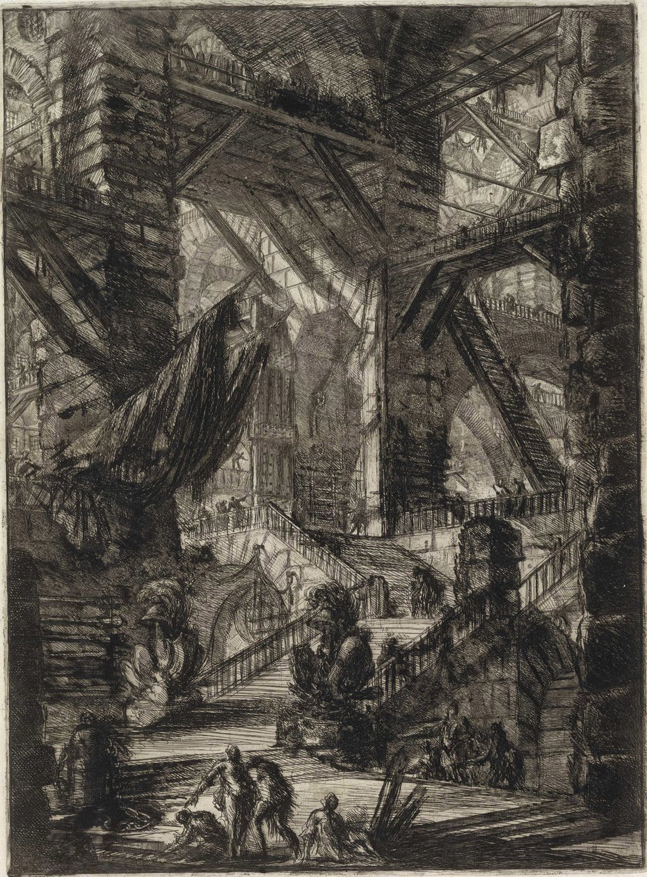 De la serie Las Prisiones Imaginarias de Giovanni Battista Piranesi