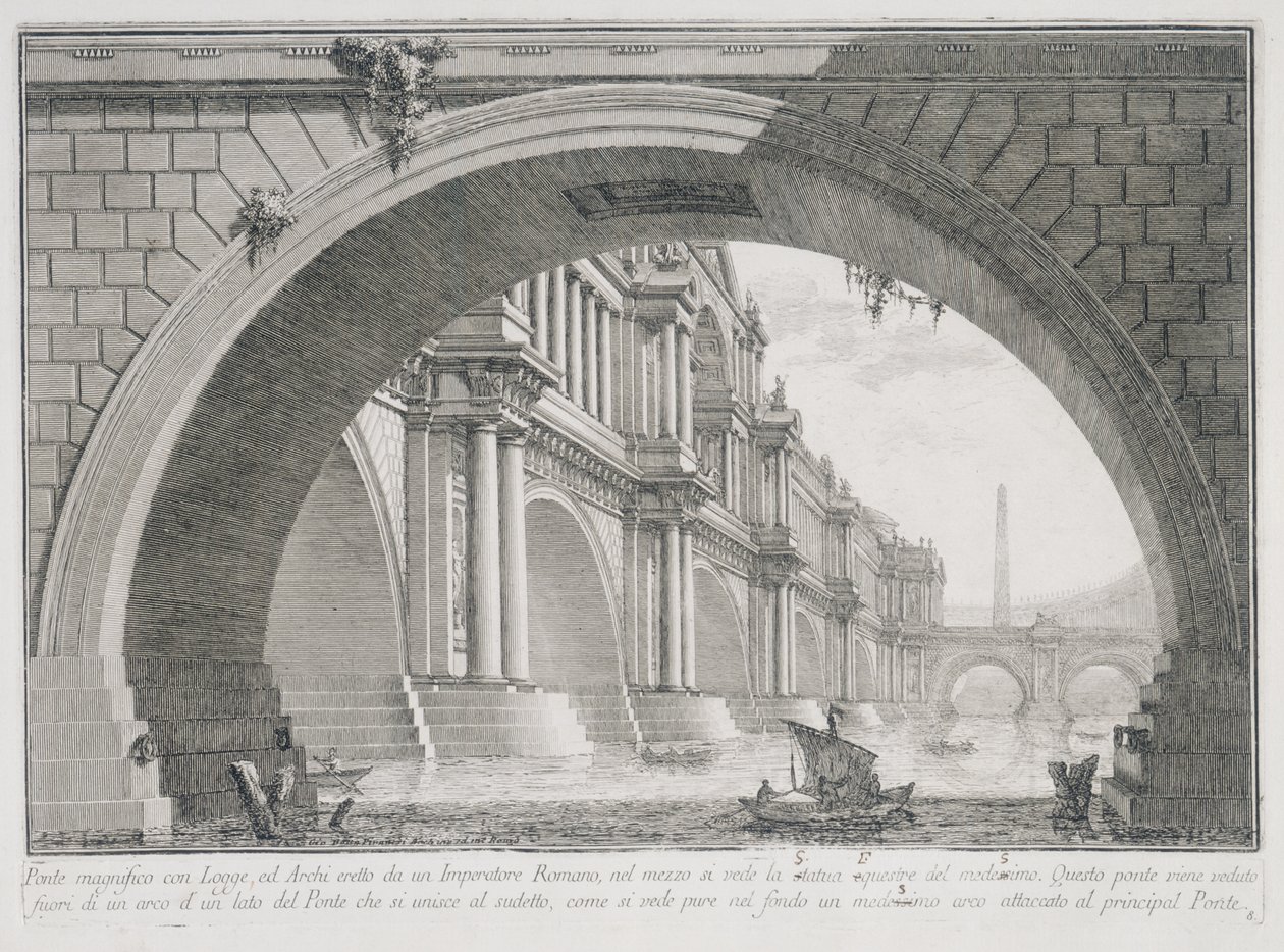 Sala de orden corintio de Giovanni Battista Piranesi