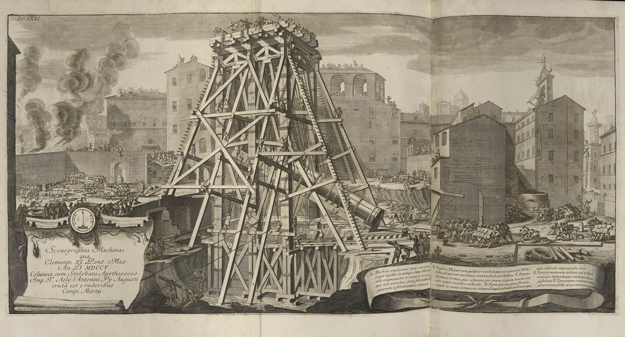Giovanni Battista Piranesi, miembro de la Royal Society of Antiquaries, The Campus Martius of Ancient Rome de Giovanni Battista Piranesi