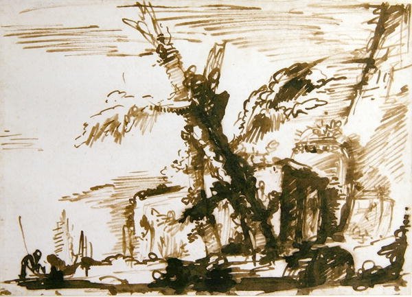 Paisaje italianizante de Giovanni Battista Piranesi