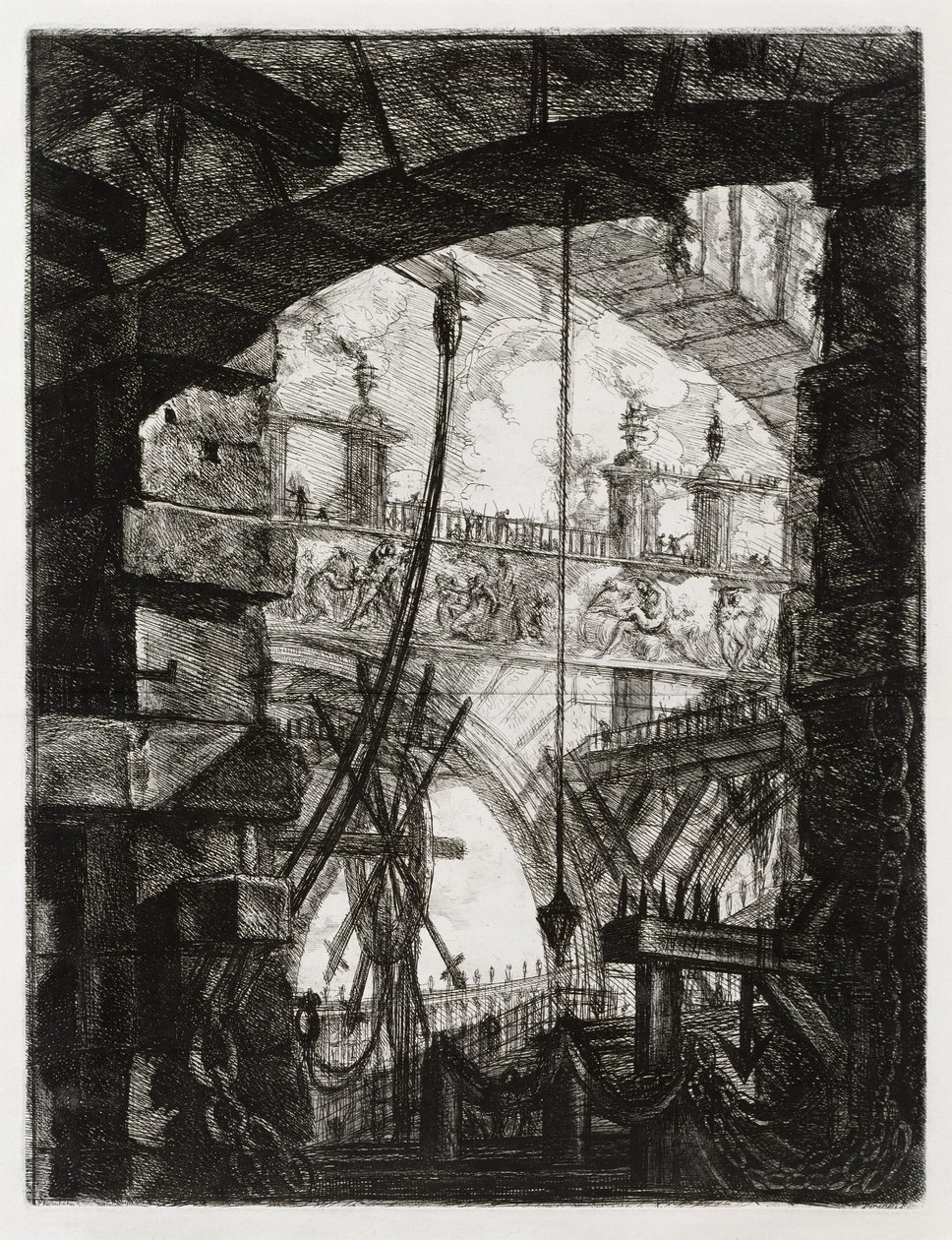 La gran plaza de Giovanni Battista Piranesi