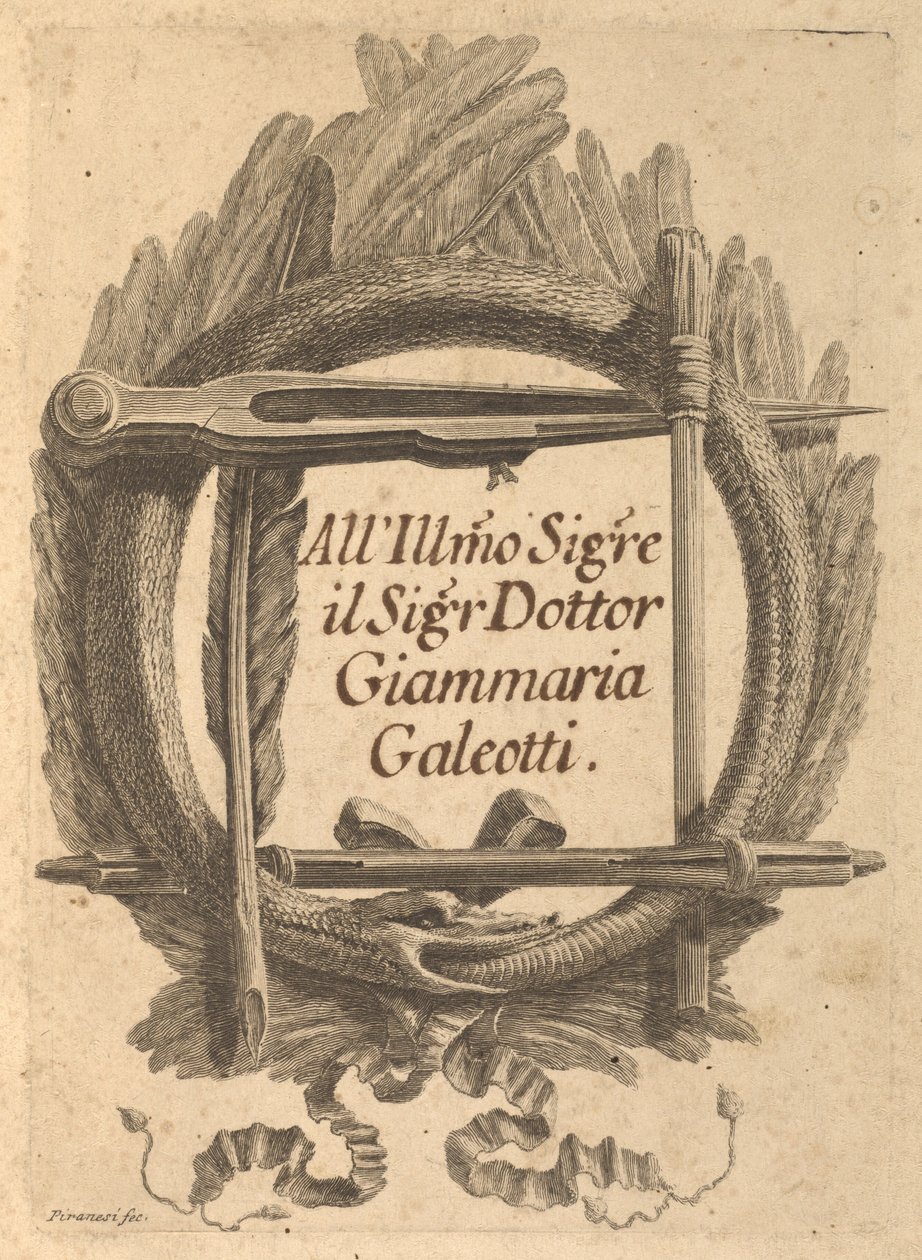 Cartas de justificación escritas a Milord Charlemont y a sus agentes en Roma de Giovanni Battista Piranesi