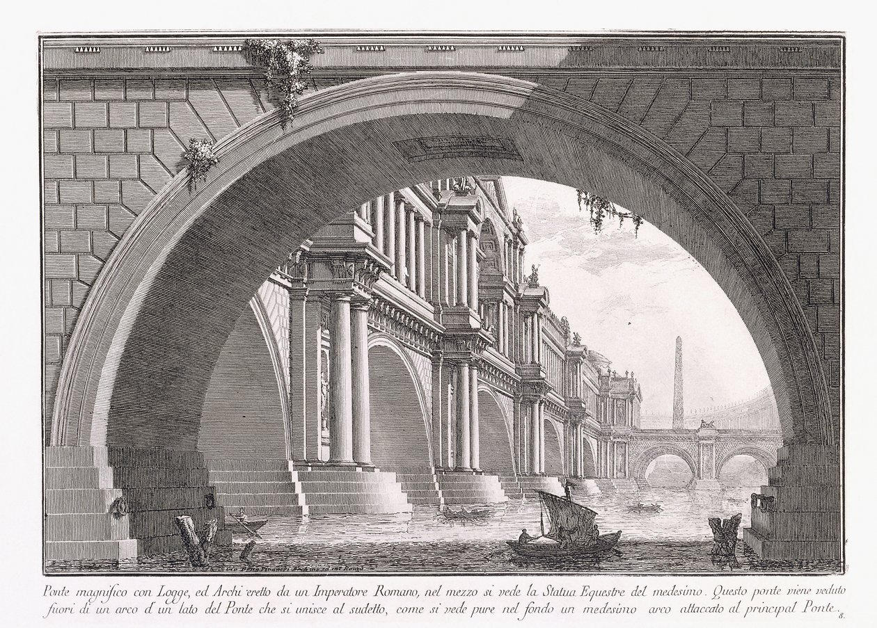 Puente Magnífico con Logia de Giovanni Battista Piranesi