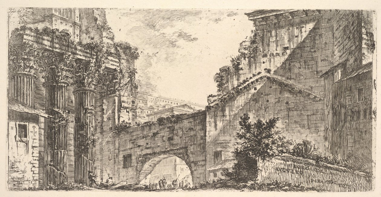 Placa 15: Foro de Augusto de Giovanni Battista Piranesi