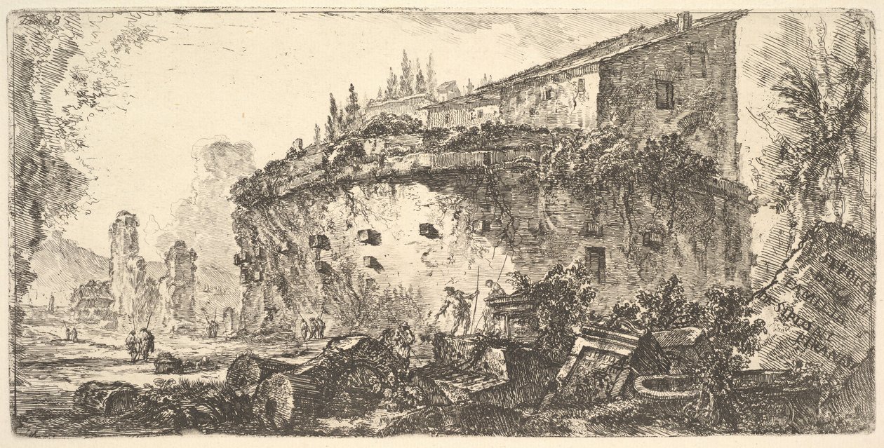 La Tumba de los Escipiones de Giovanni Battista Piranesi