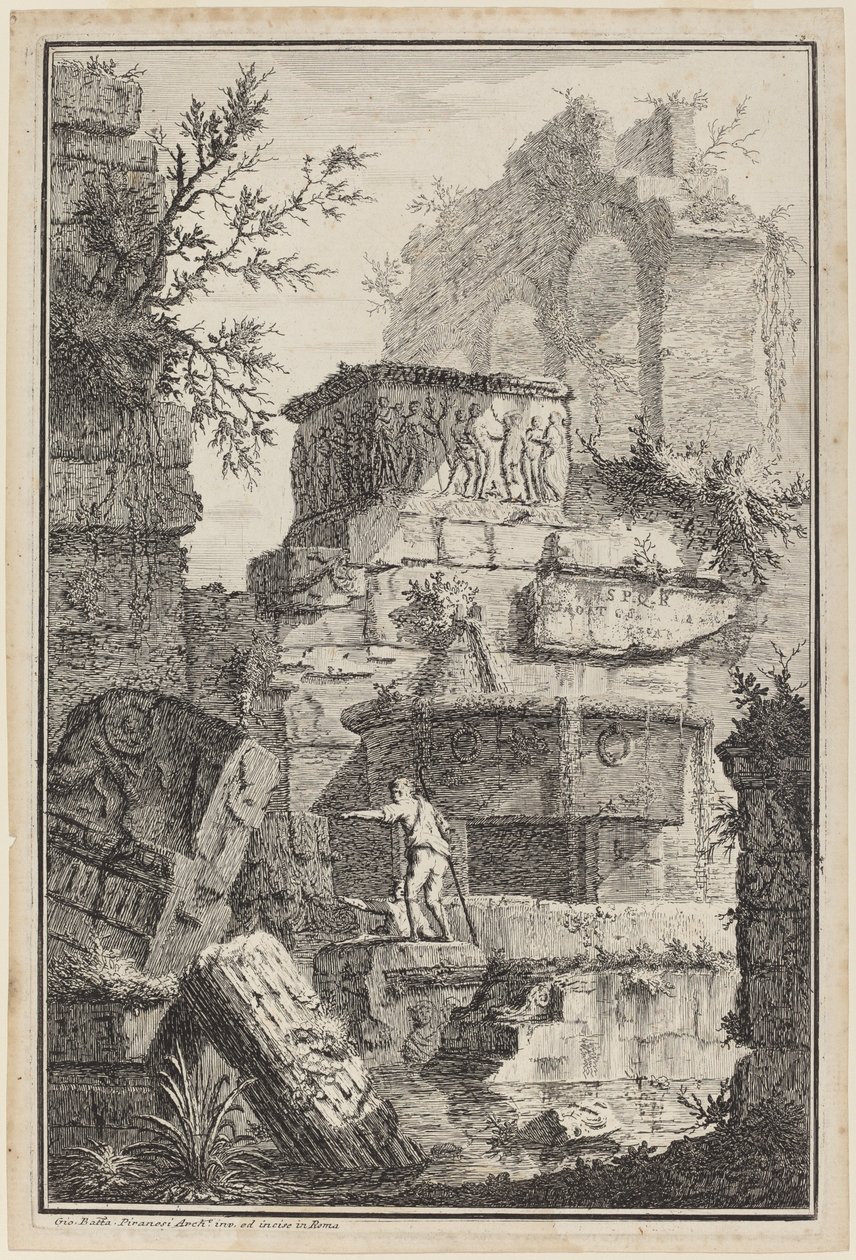 Ruinas de antiguos edificios de Giovanni Battista Piranesi