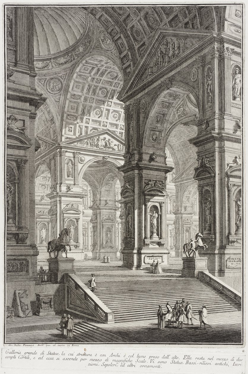 Galería de esculturas de Giovanni Battista Piranesi