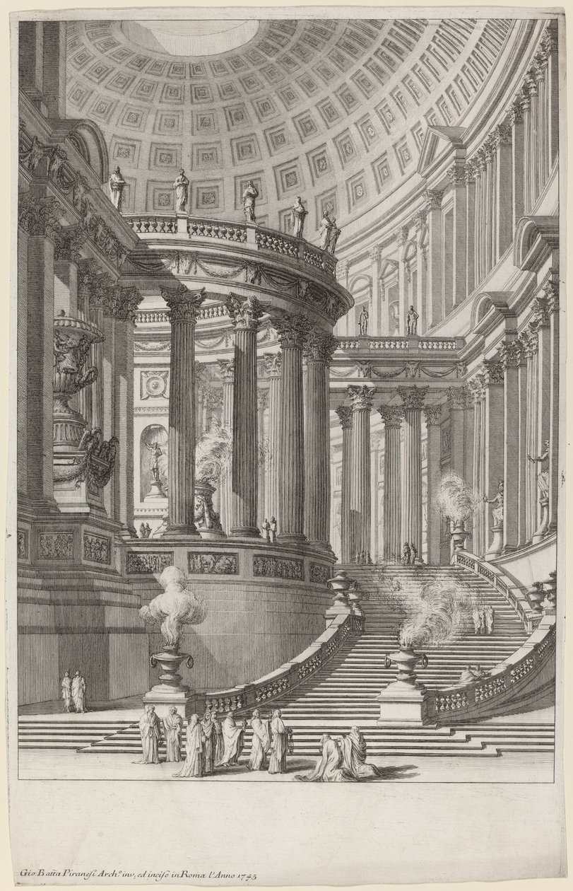 Templo antiguo de Giovanni Battista Piranesi