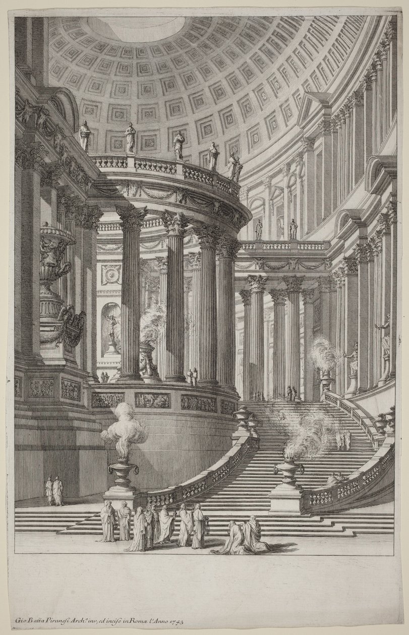 Templo antiguo de Giovanni Battista Piranesi