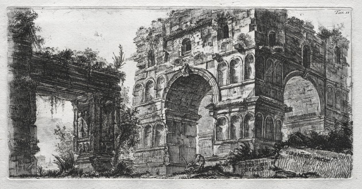 Tempio di Diana de Giovanni Battista Piranesi