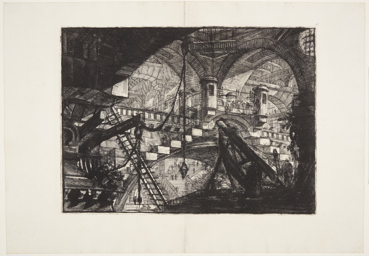 El arco con un adorno de concha de Giovanni Battista Piranesi
