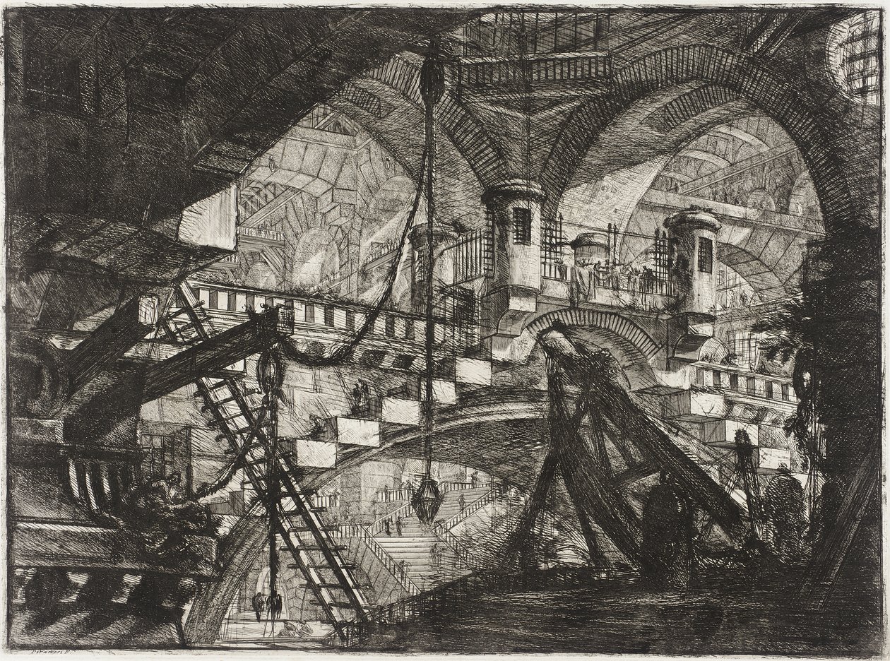 El arco con ornamento de concha de Giovanni Battista Piranesi