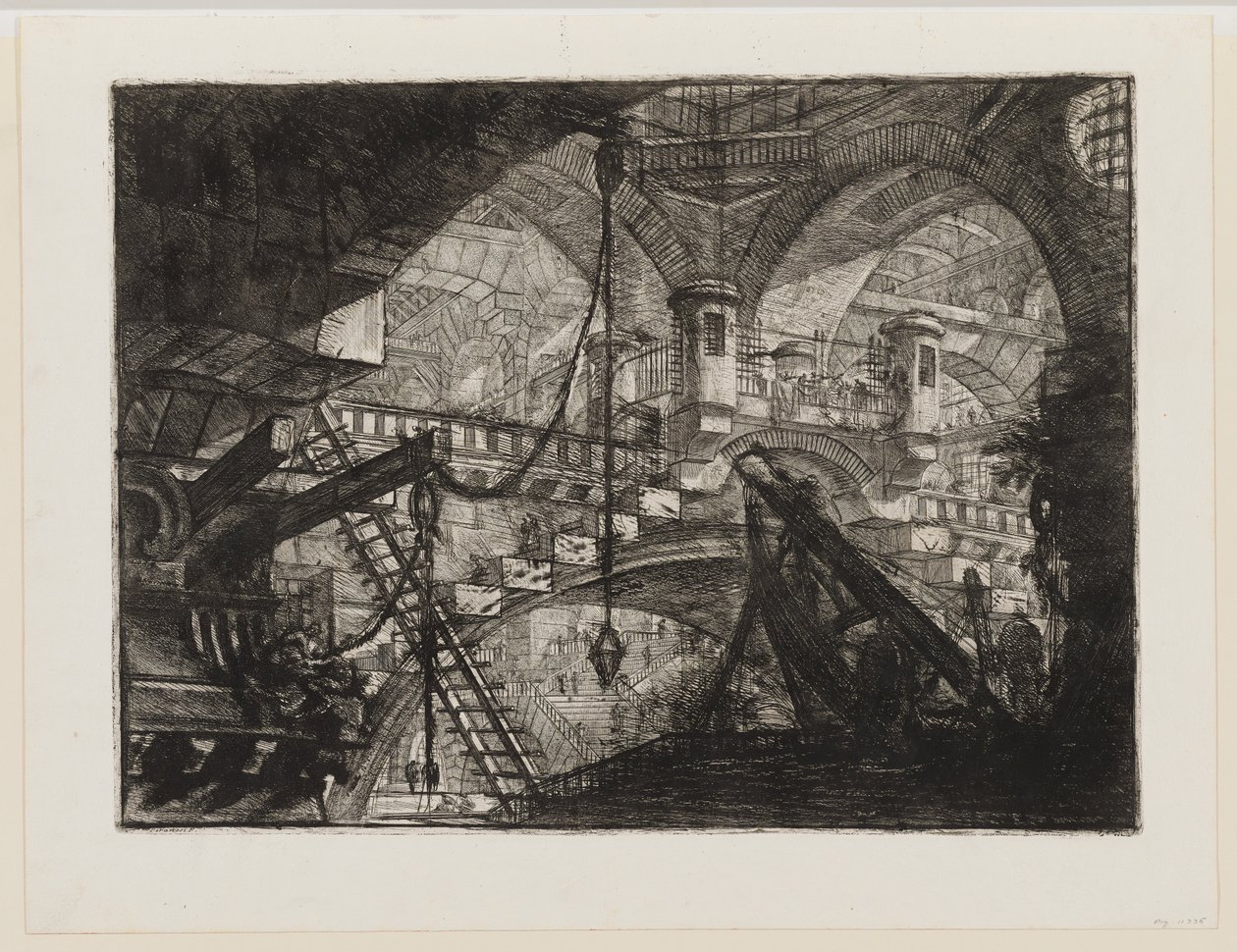 El arco con el ornamento de concha de Giovanni Battista Piranesi