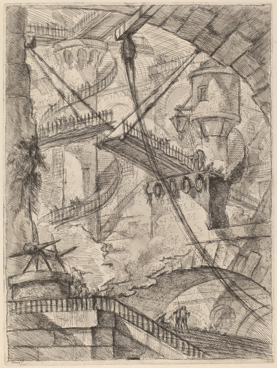El puente levadizo de Giovanni Battista Piranesi