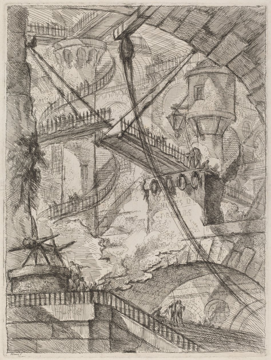 El puente levadizo de Giovanni Battista Piranesi