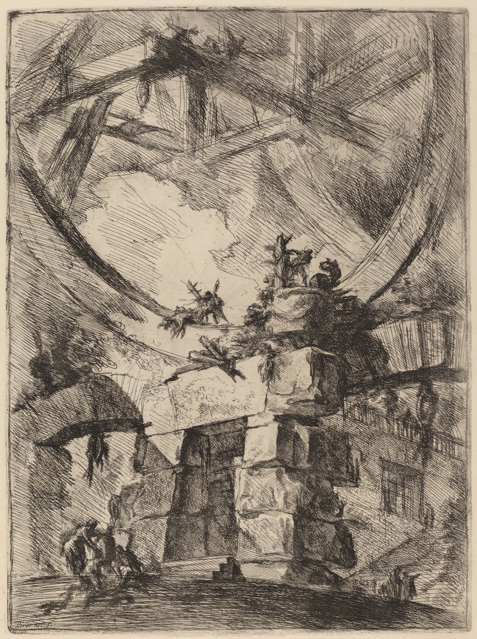 La rueda gigante de Giovanni Battista Piranesi