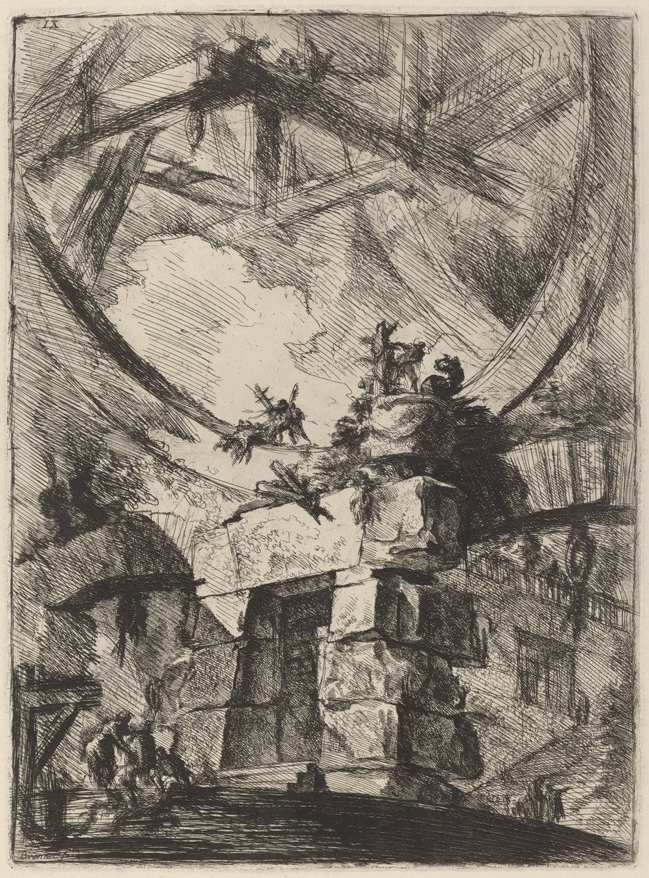 La rueda gigante de Giovanni Battista Piranesi