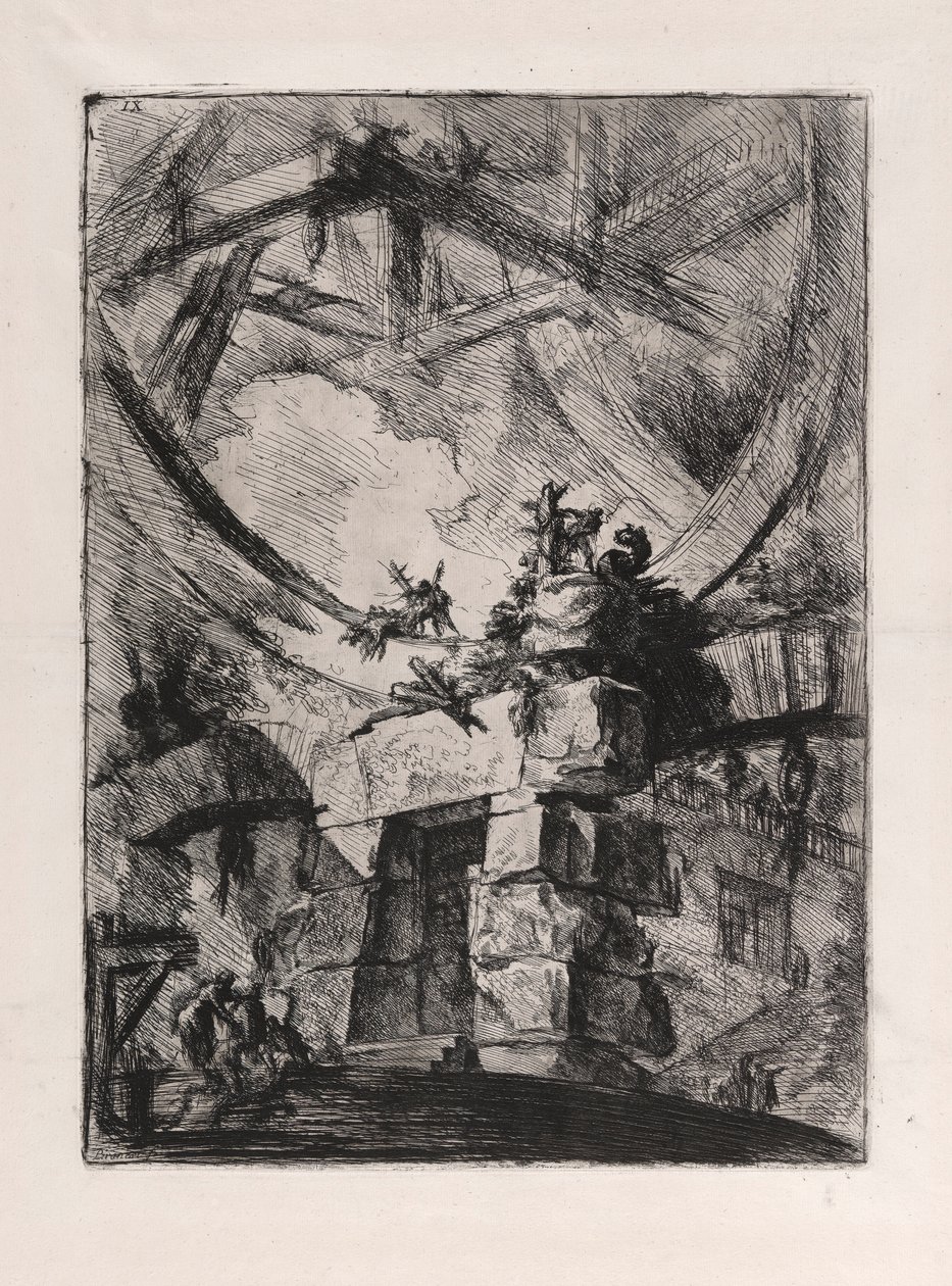 La Rueda Gigante, placa 9 de Carceri d de Giovanni Battista Piranesi