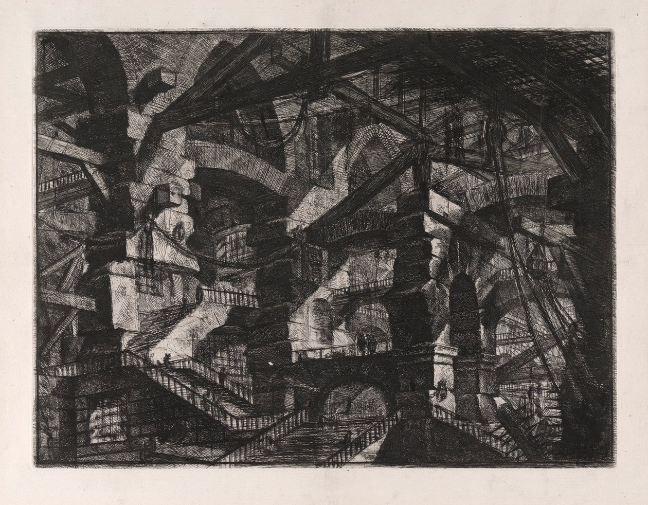 El Arco Gótico, placa 14 de Carceri d de Giovanni Battista Piranesi