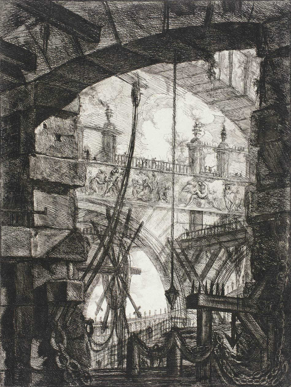 La gran plaza de Giovanni Battista Piranesi