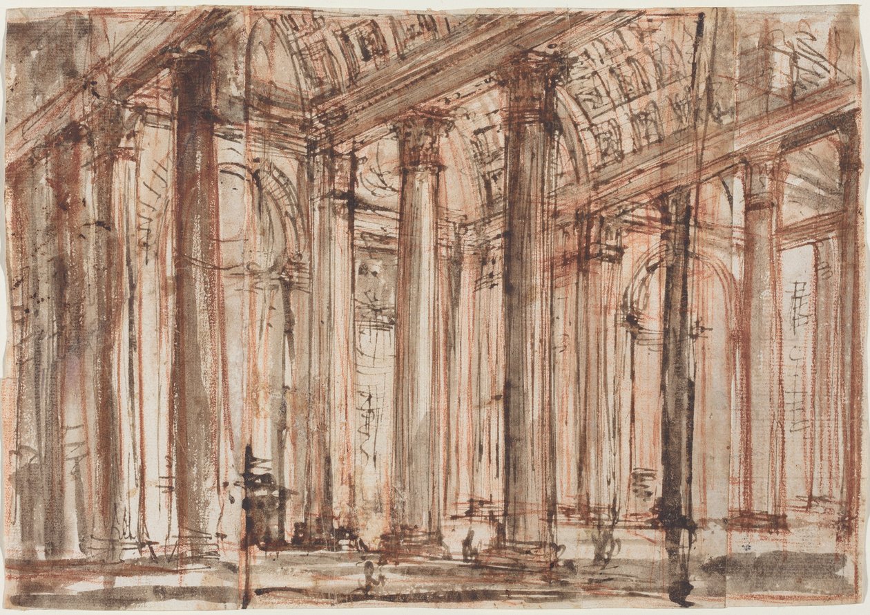 El pórtico del Panteón de Giovanni Battista Piranesi