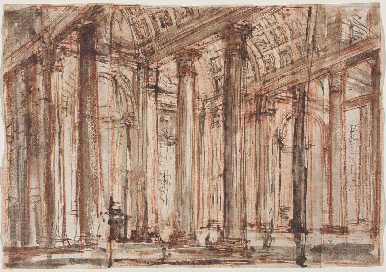 El pórtico del Panteón de Giovanni Battista Piranesi