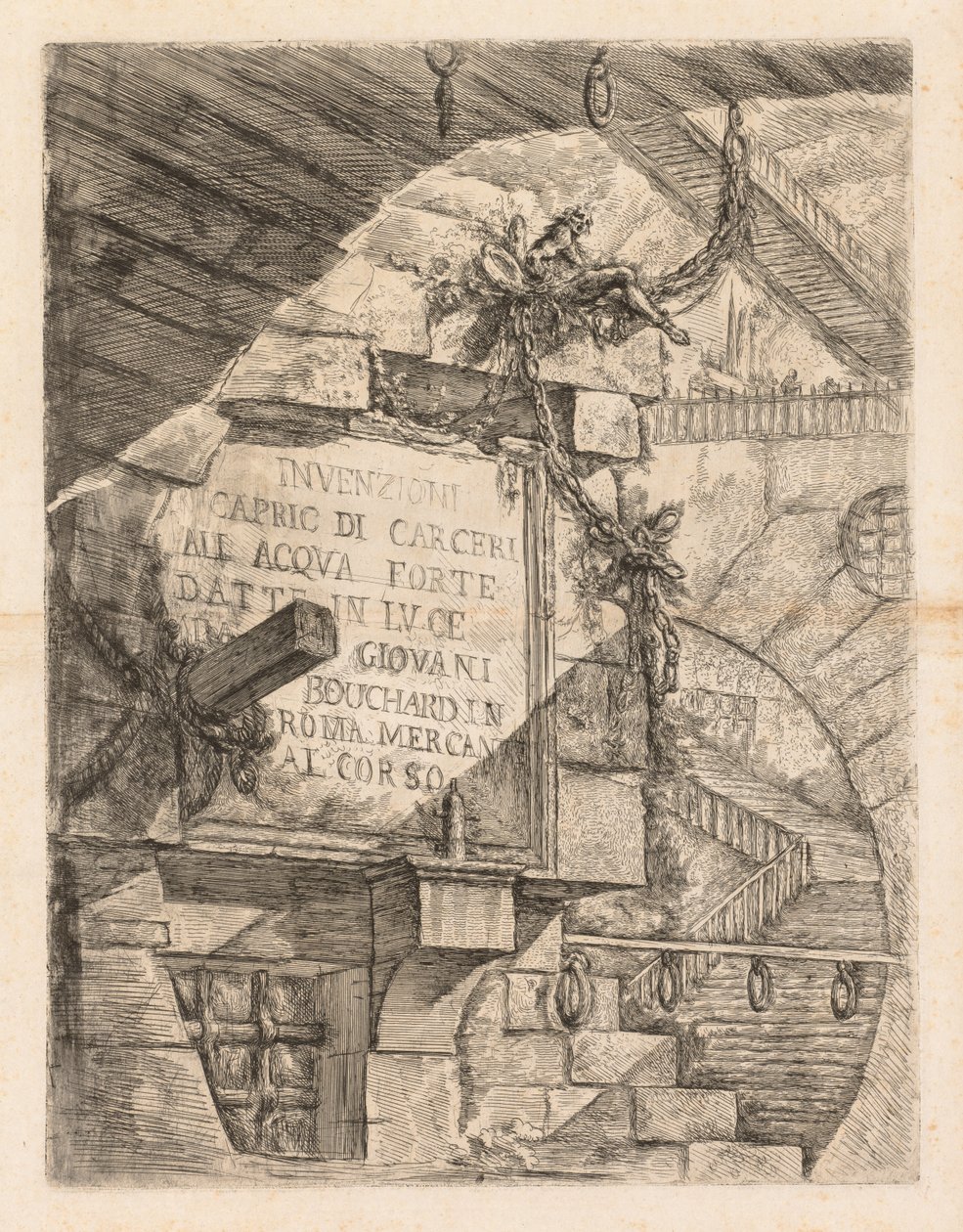 Las prisiones, 1745-1750 de Giovanni Battista Piranesi