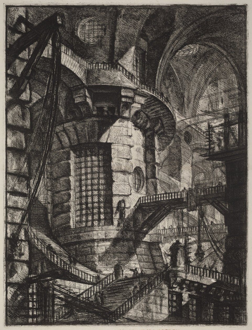 La torre redonda de Giovanni Battista Piranesi