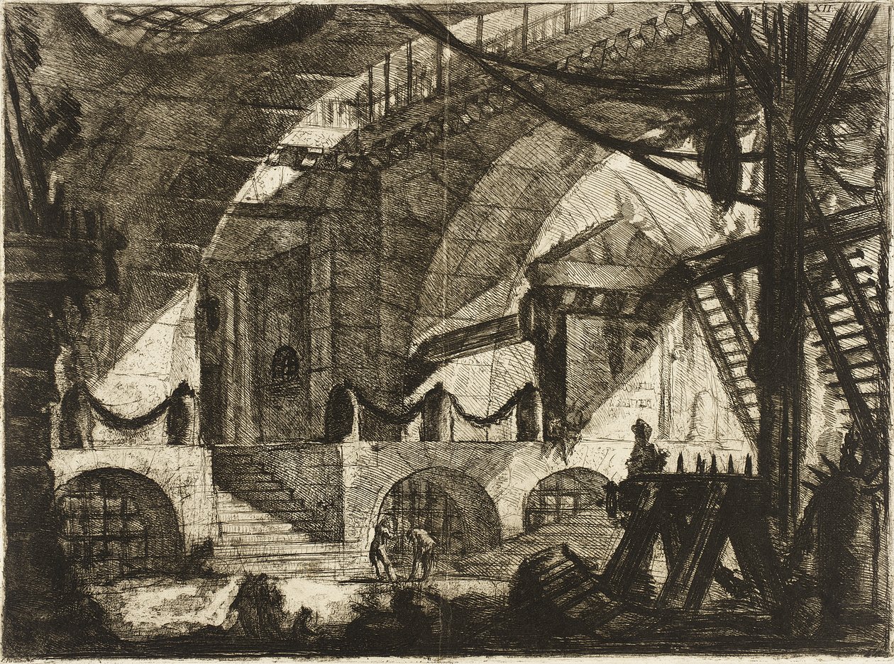 El caballete de serrar de Giovanni Battista Piranesi