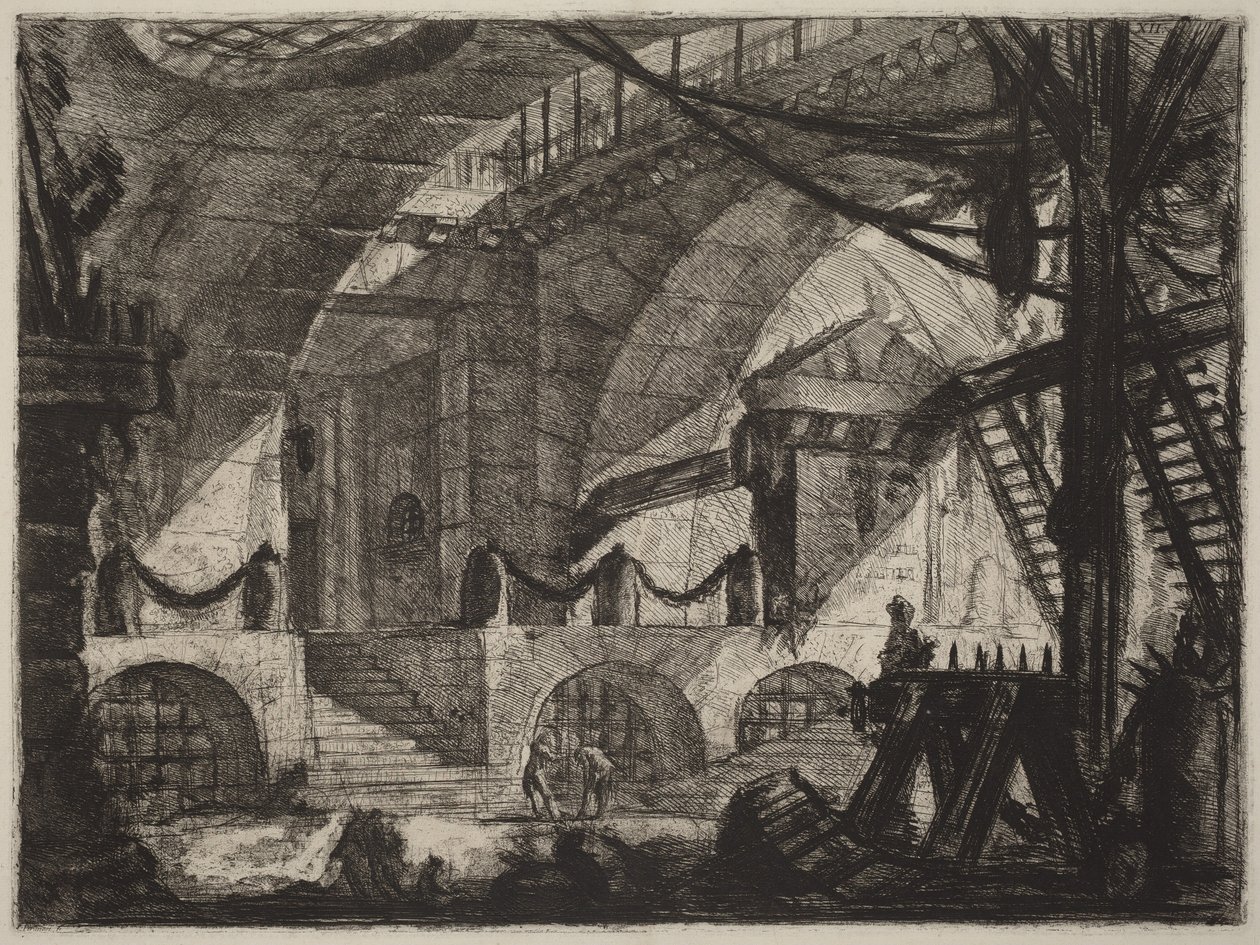 El caballete de aserrar de Giovanni Battista Piranesi