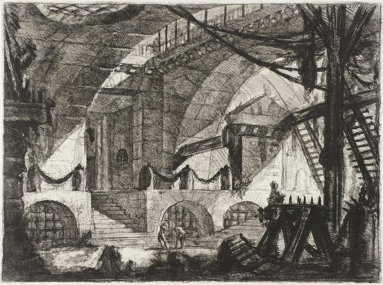 El caballete de aserrar de Giovanni Battista Piranesi
