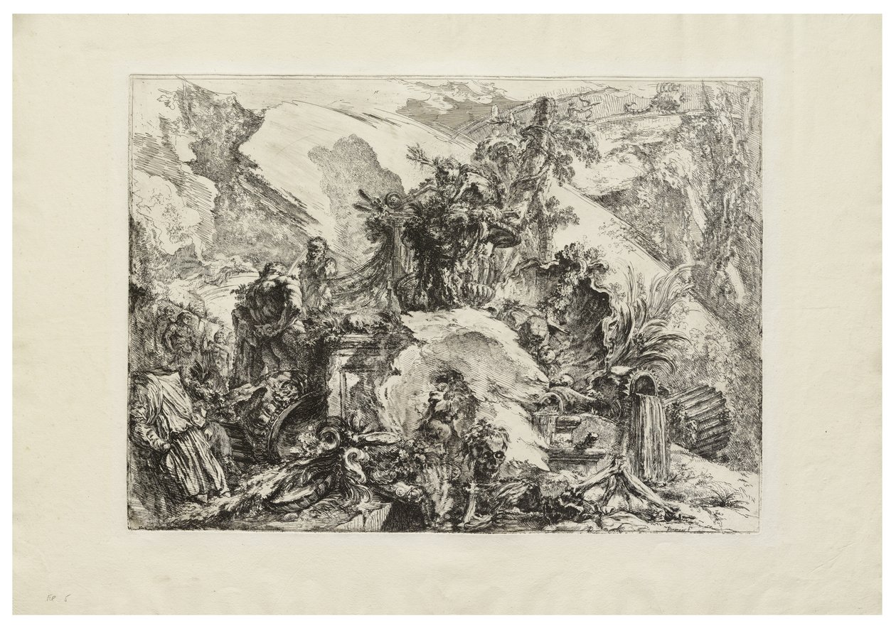 Los esqueletos de Giovanni Battista Piranesi