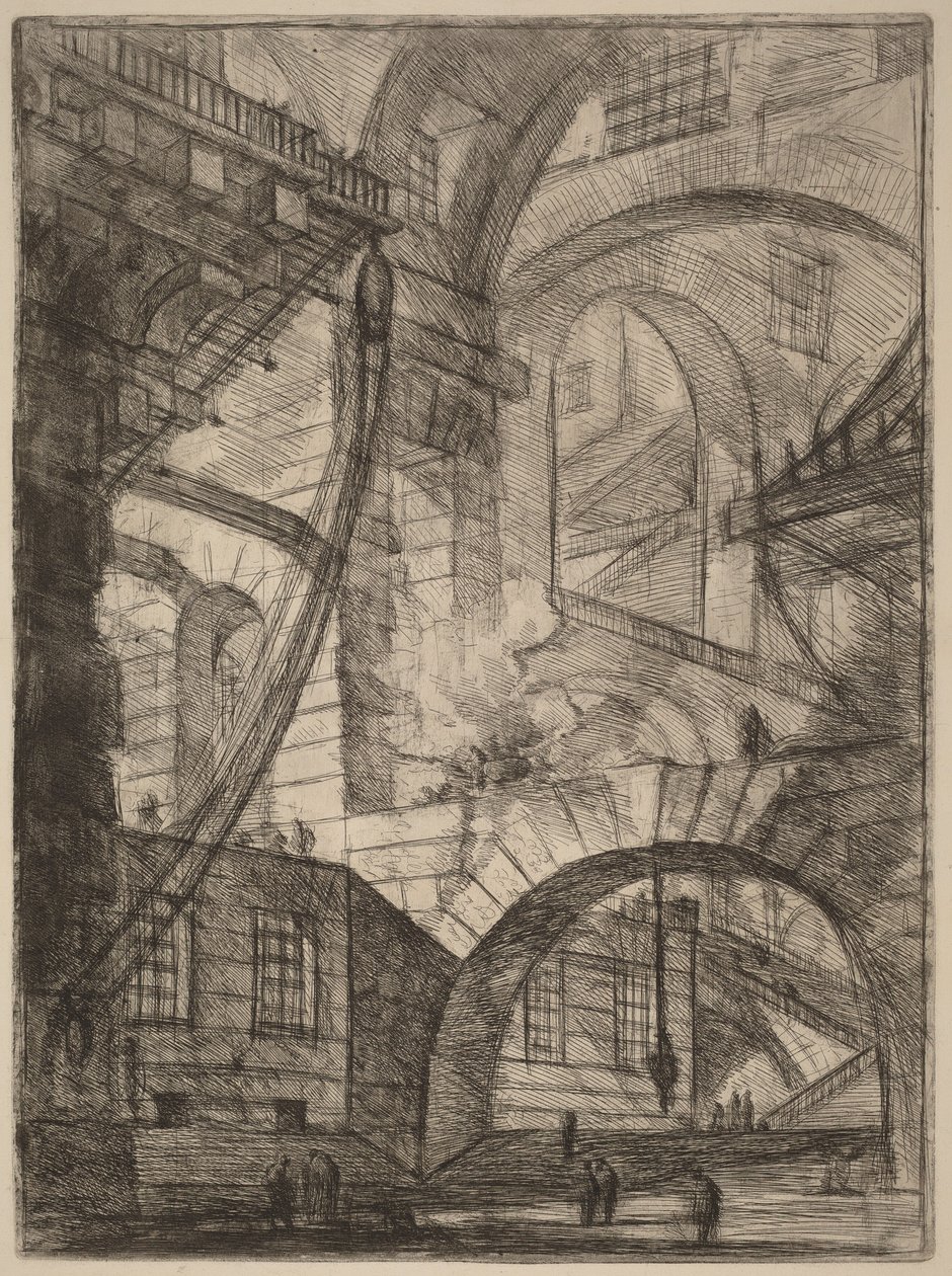 El fuego humeante de Giovanni Battista Piranesi
