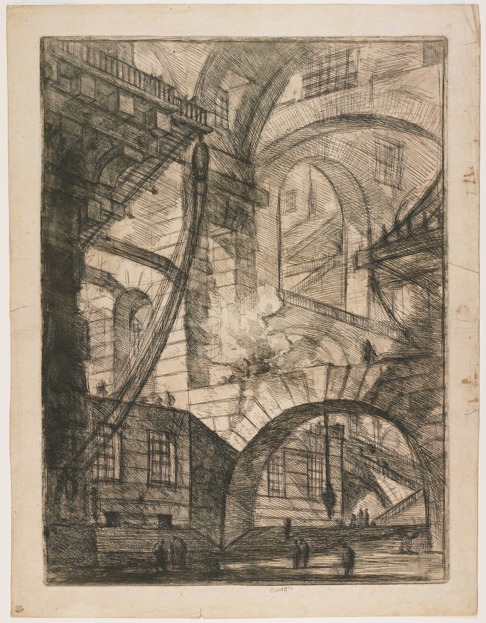 El fuego humeante de Giovanni Battista Piranesi