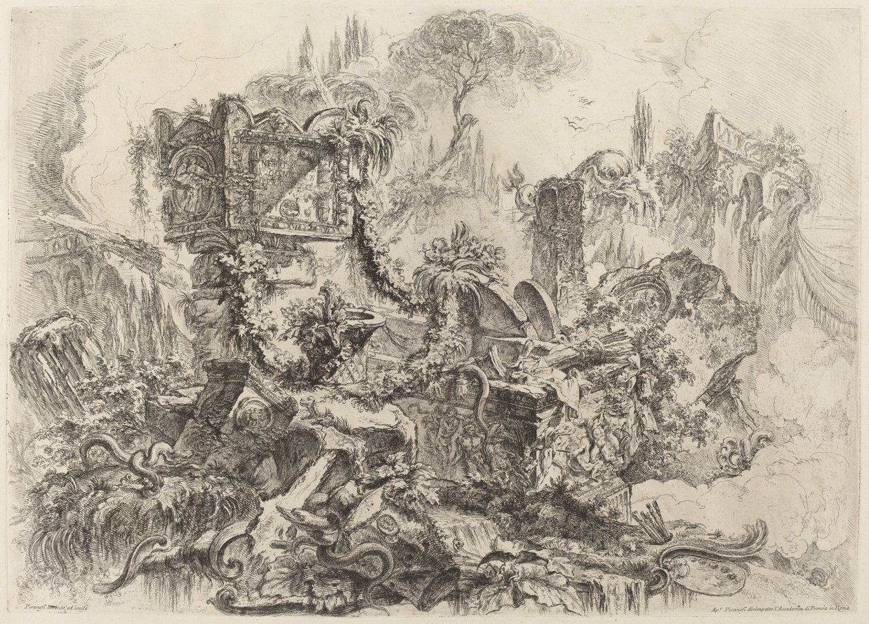 La tumba de Nerón de Giovanni Battista Piranesi