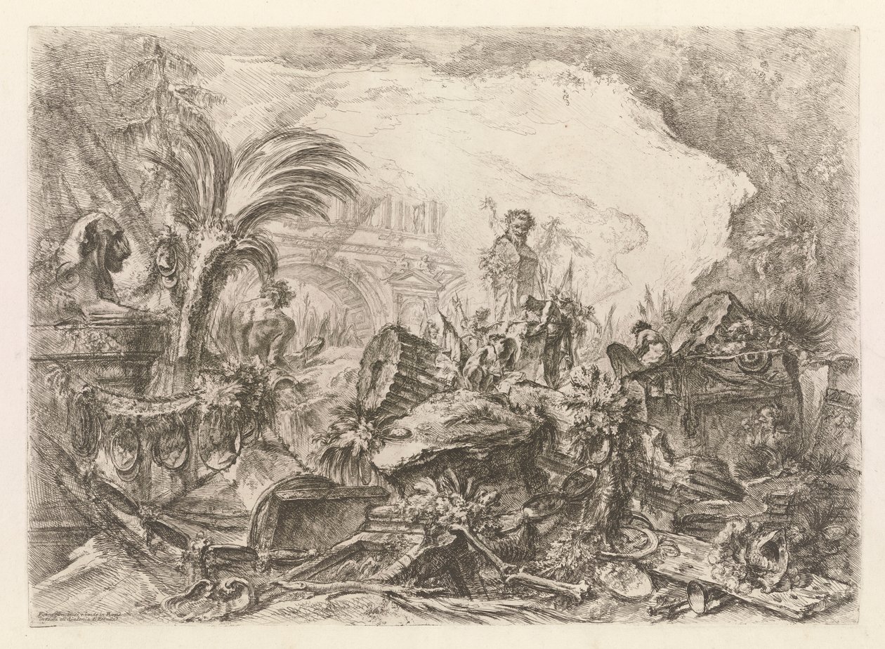 El Arco del Triunfo, de Grotteschi (Grotescos) de Giovanni Battista Piranesi