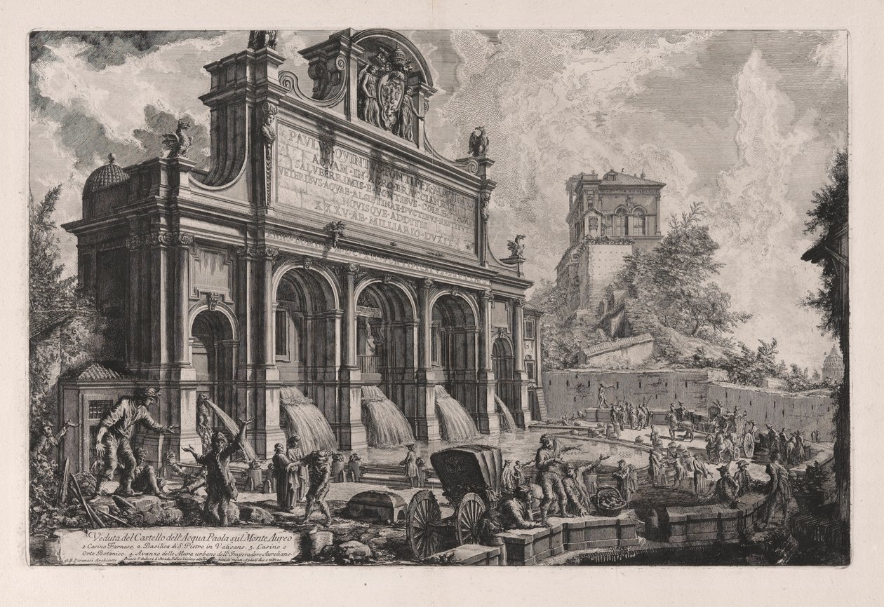 Vista del Castillo de de Giovanni Battista Piranesi