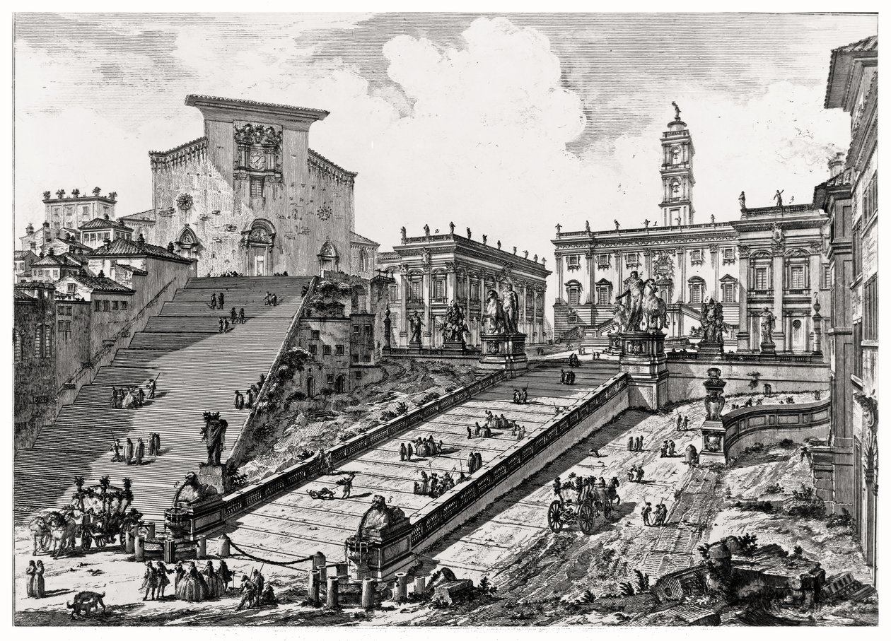Vista de la Colina Capitolina, de la serie 
