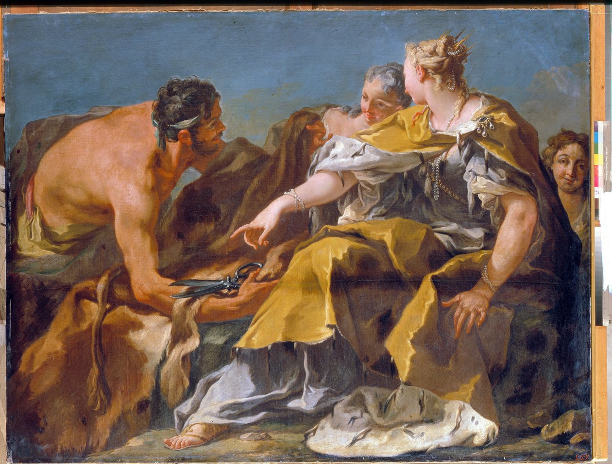 Dido construyendo Cartago, Óleo sobre lienzo de Giovan Battista Pittoni - State Hermitage, San Petersburgo de Giovanni Battista Pittoni