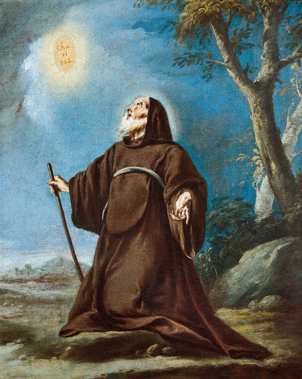 San Francisco de Paula, por Giovanni Battista Pittoni el Joven (1687-1767) de Giovanni Battista Pittoni
