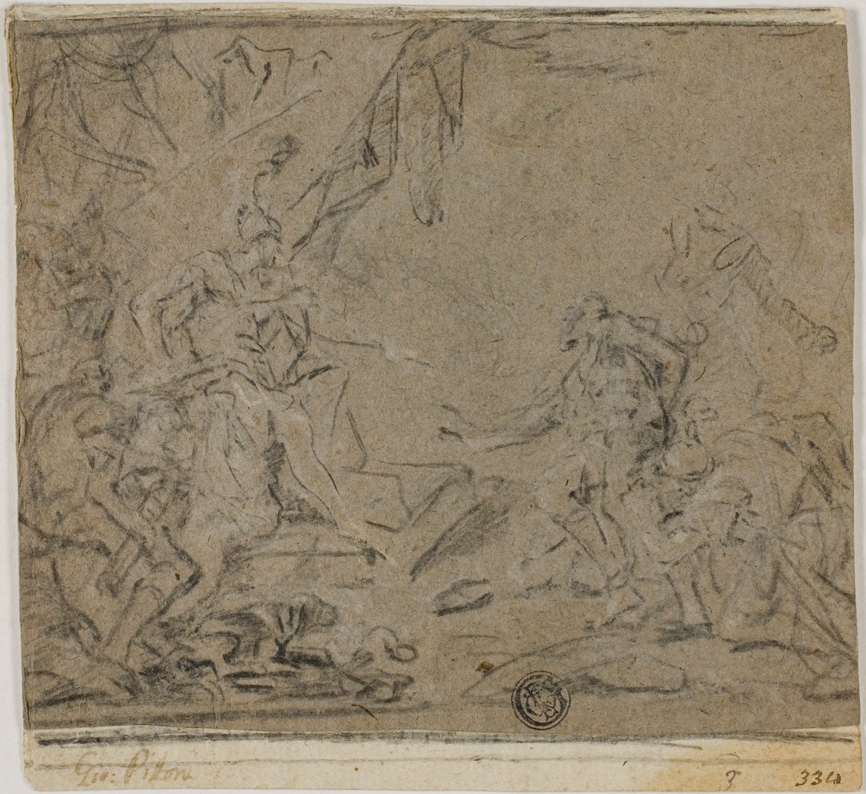 Familia de Darío antes de Alejandro de Giovanni Battista Pittoni the Younger