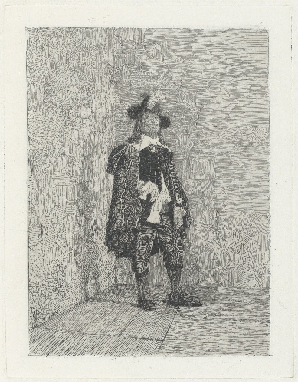 El vigía (El caballero) de Giovanni Battista Quadrone