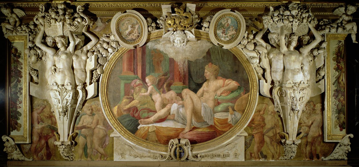 Danae (detalle) de Giovanni Battista Rosso Fiorentino