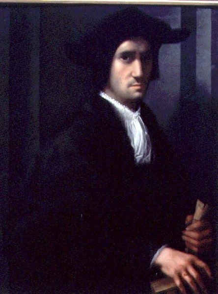 Retrato de un hombre de Giovanni Battista Rosso Fiorentino
