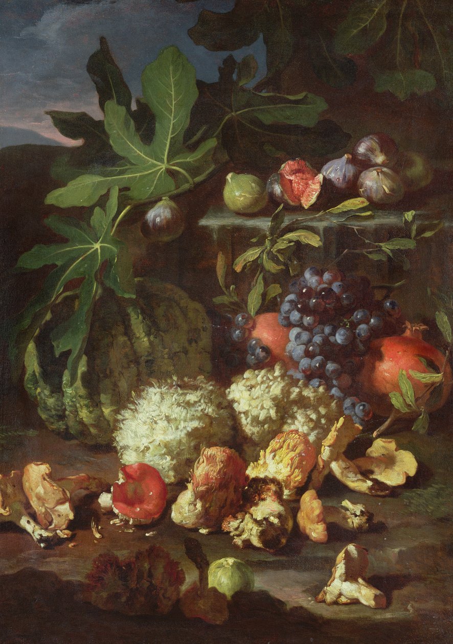 Naturaleza Muerta de Giovanni Battista Ruoppolo or Ruopolo