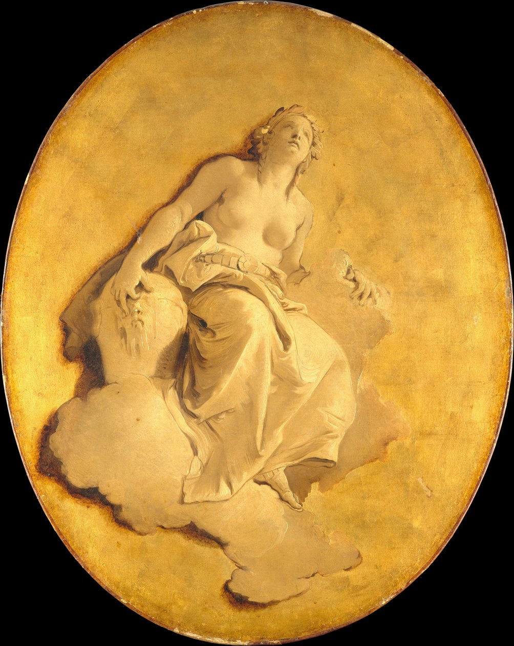 Una figura alegórica femenina de Giovanni Battista Tiepolo