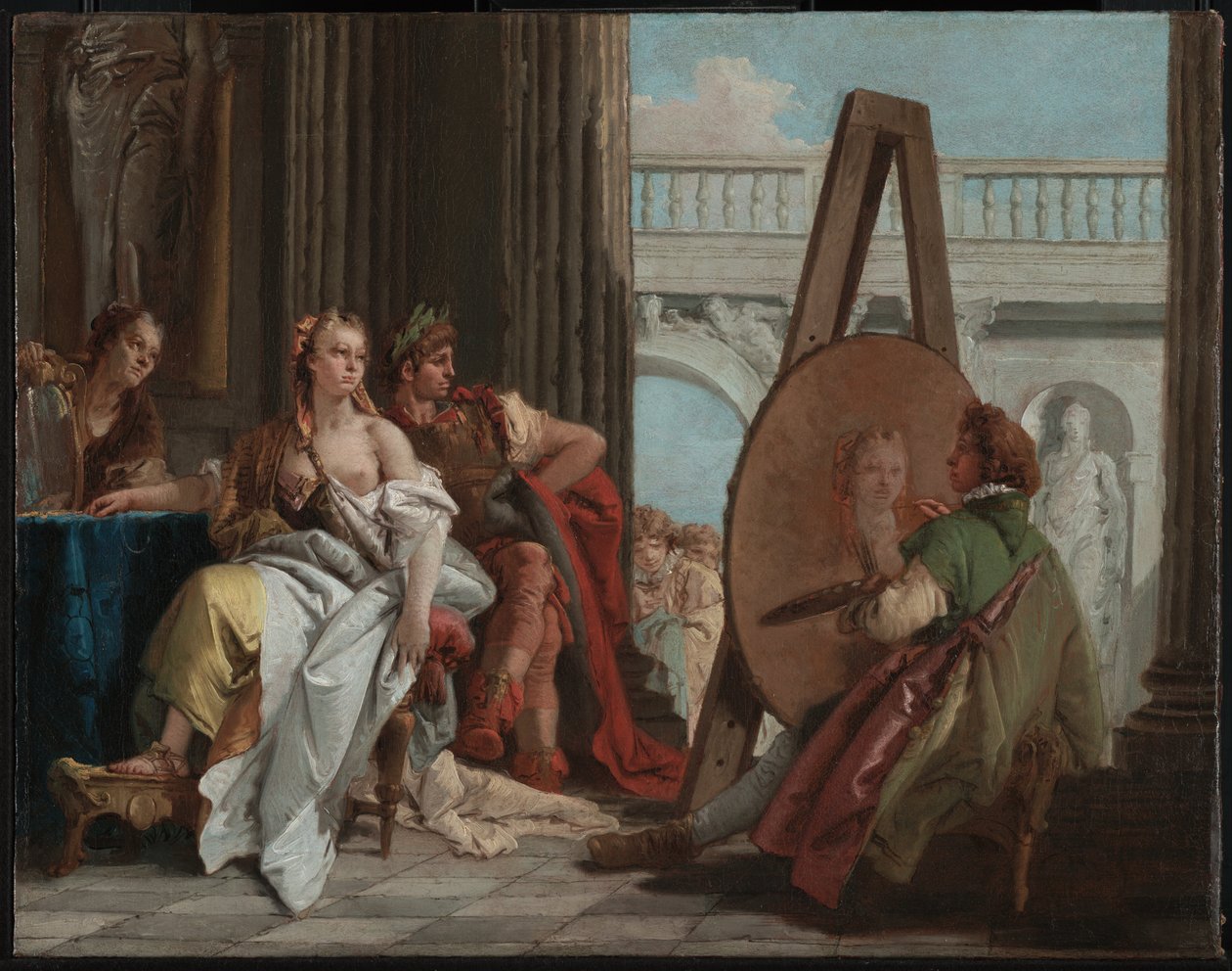 Alejandro Magno y Campaspe en el Estudio de Apeles de Giovanni Battista Tiepolo