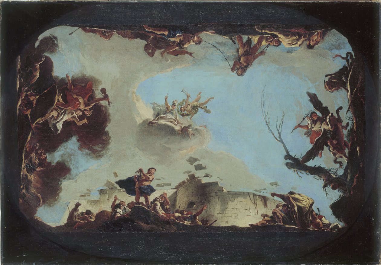 Alegoría del poder de la elocuencia, c.1725 de Giovanni Battista Tiepolo