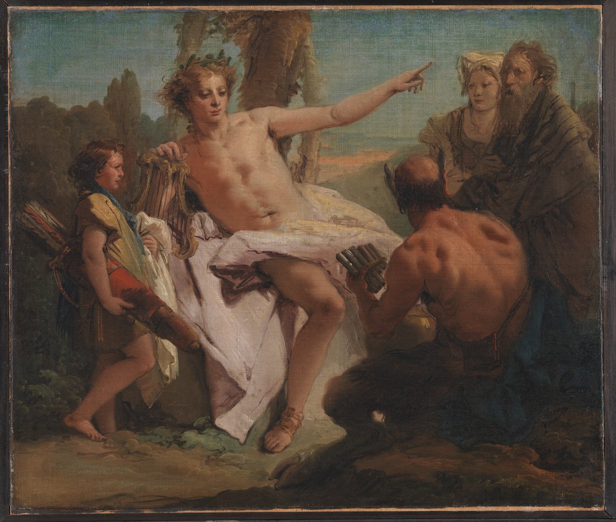 Apolo y Marsias de Giovanni Battista Tiepolo