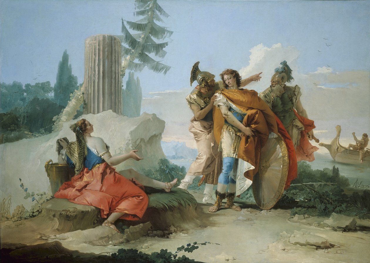Armida Abandonada por Rinaldo, 1742-45 de Giovanni Battista Tiepolo